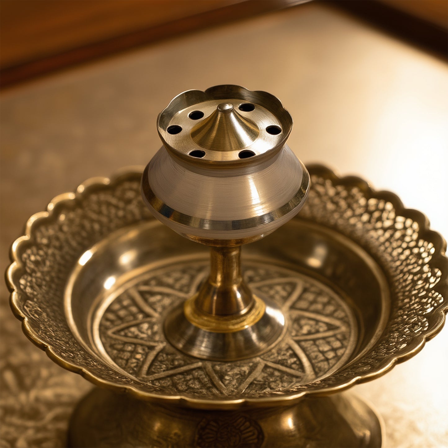 Brass Incense Holder | Agarbatti Stand – Traditional Incense Holder for Pooja & Meditation