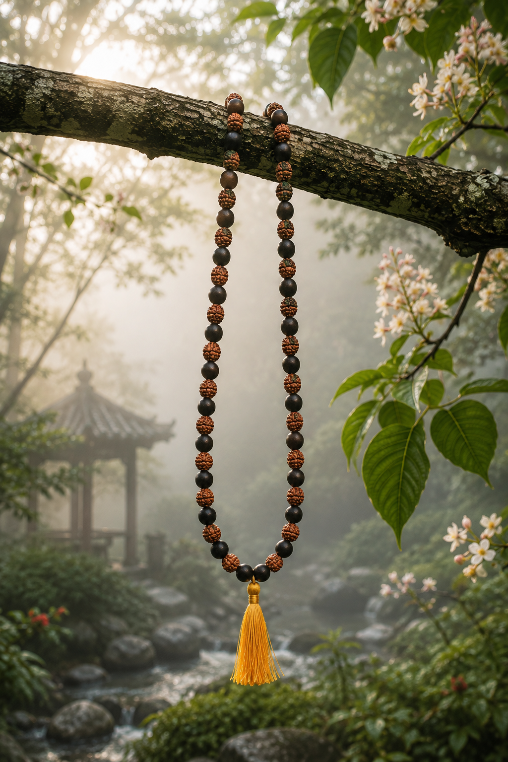 Karungali With Rudraksha Mala (Ebony with Rudraksha)