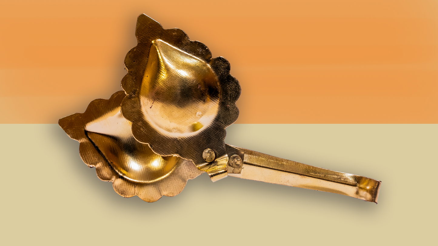 पीतल का काजरौता / काजरोता – पारंपरिक काजल धारक (2 का पैक)