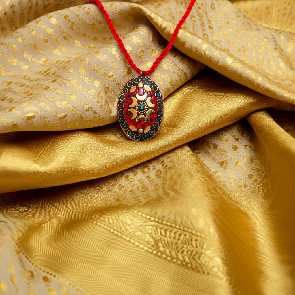 Ethnic Alloy Pendant Necklace