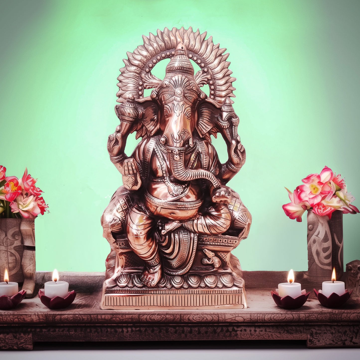 Lord Ganesha Bronze Idol