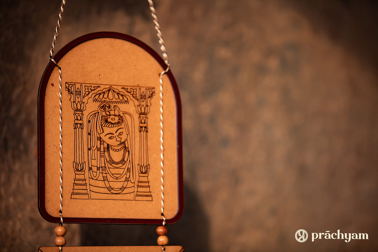 Hanuman Hanging - Engraved with Sacred Mantras