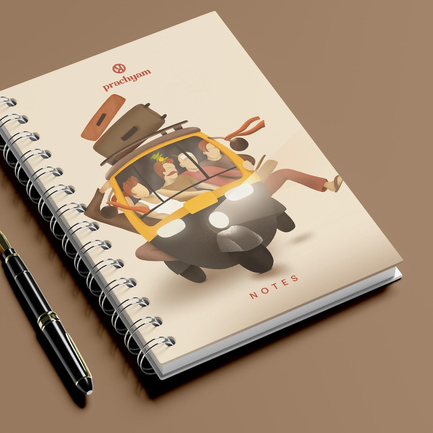 Kashi Tuk Tuk - Wire-O Bound Notebook