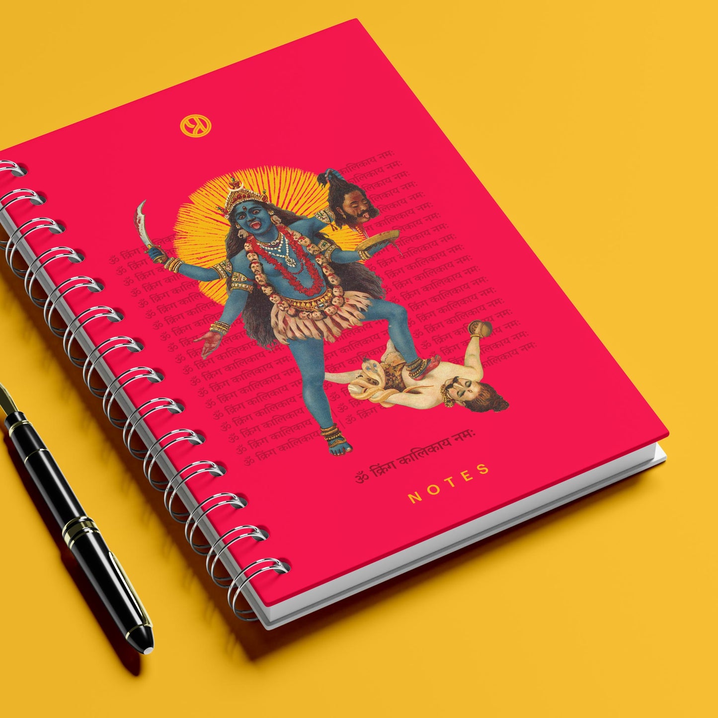 Dance of Destruction and Creation - Wire-O Bound Notebook