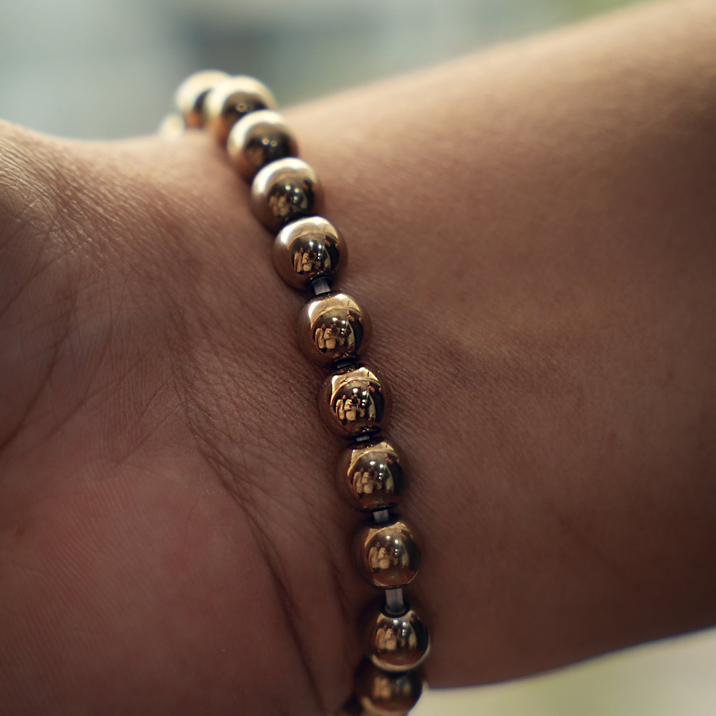Reiki Energy Healing Bracelet | Stretchable Bead Band for Balance & Protection