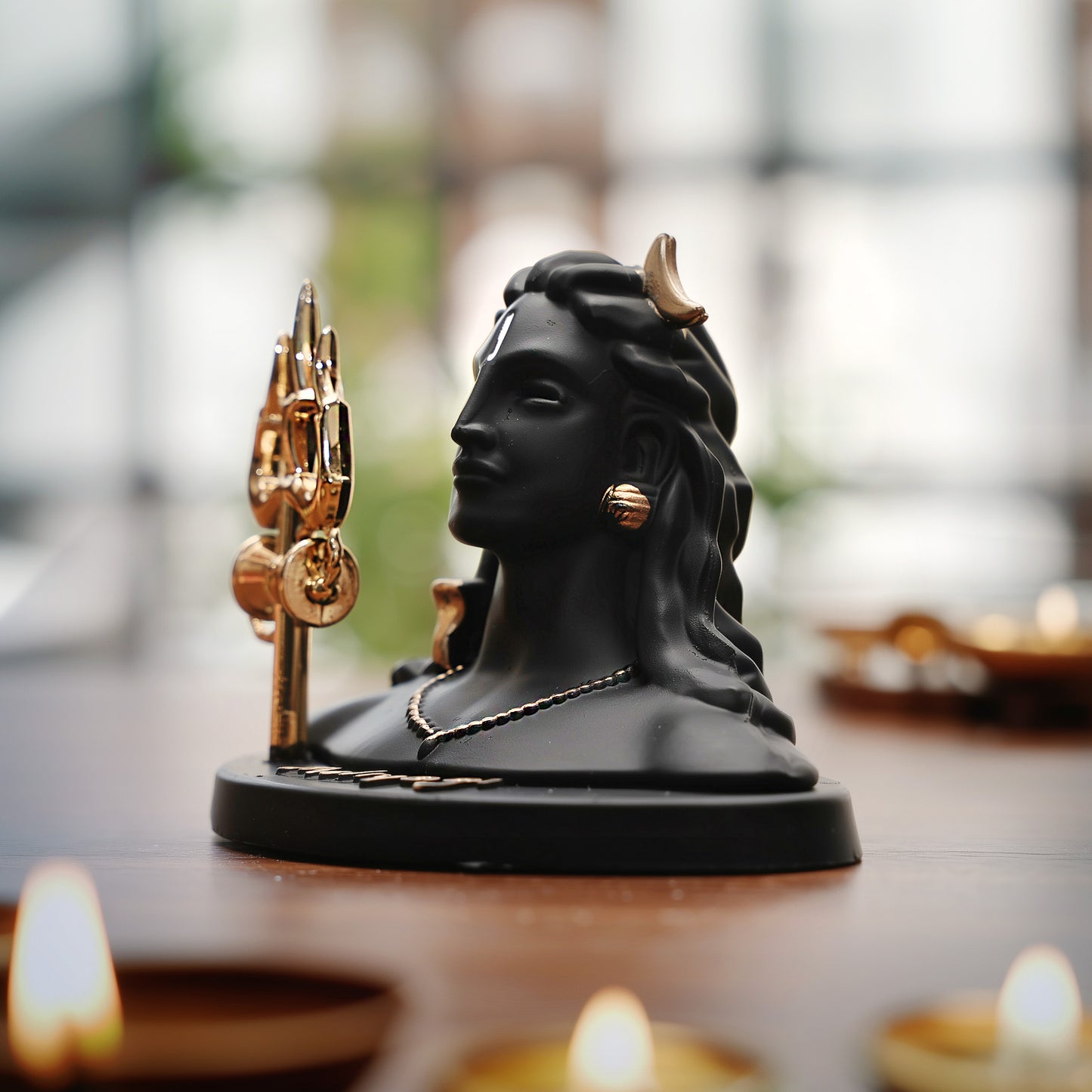 Adiyogi Shiva Murti with Trishul