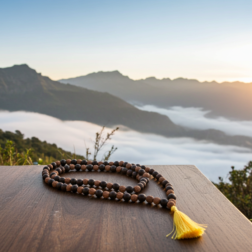 Karungali With Rudraksha Mala (Ebony with Rudraksha)
