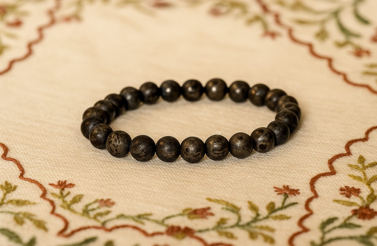 पाइराइट एनर्जी ब्रेसलेट – धन, आत्मविश्वास और सुरक्षा