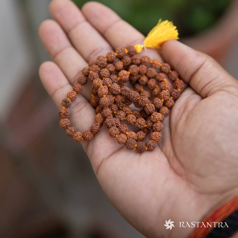 5-Mukhi Rudraksha Mala | Energized with Mantras & 100% Certified
