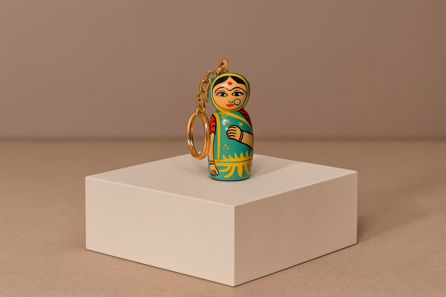 Wooden Keyrings | Varanasi Lacquerware Handicraft