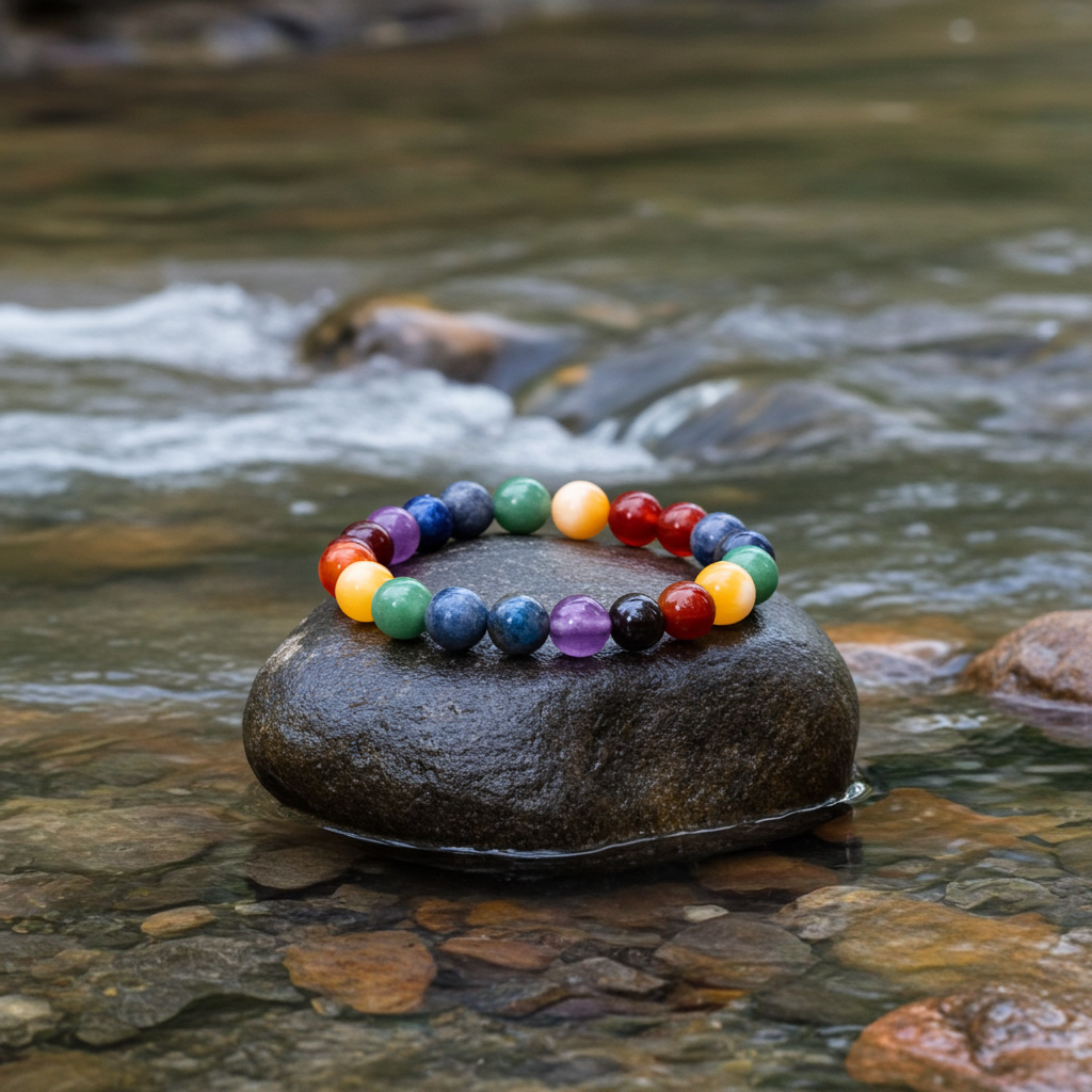 7 चक्रों वाला हीलिंग ब्रेसलेट – संतुलन, ऊर्जा और आंतरिक सामंजस्य