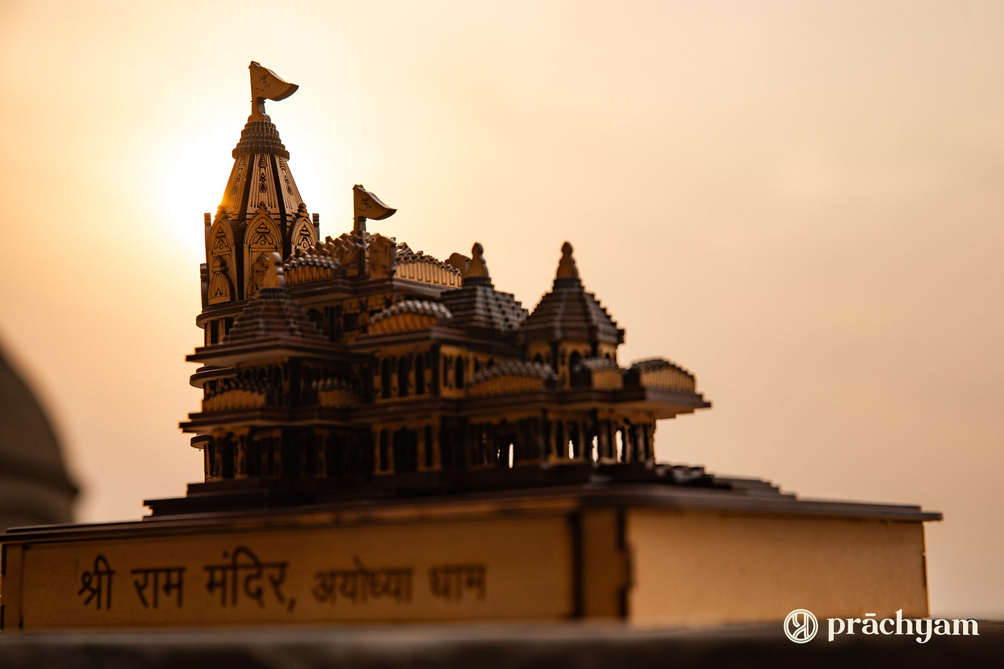 राम मंदिर की प्रतिकृति - बारीक कारीगरी