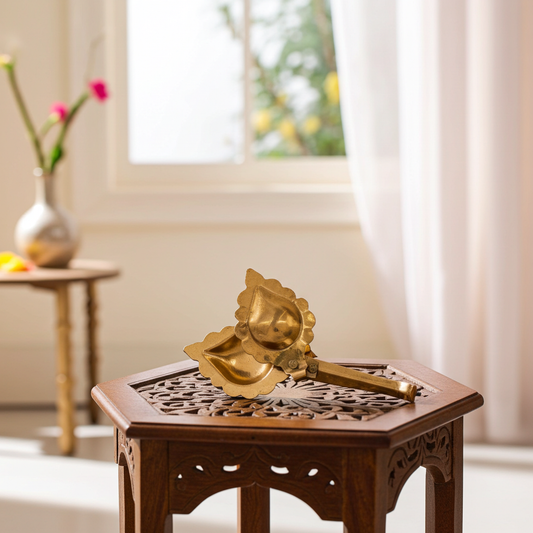 पीतल का काजरौता / काजरोता – पारंपरिक काजल धारक (2 का पैक)