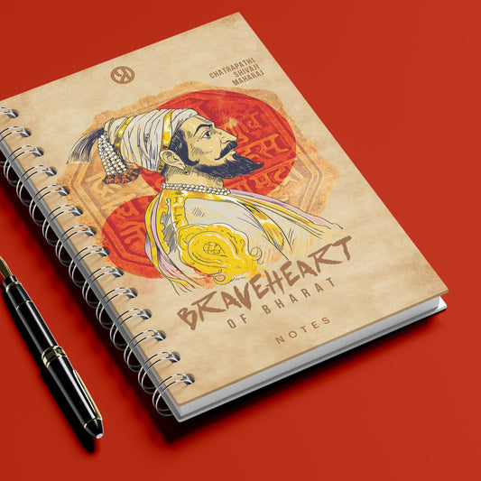 Braveheart of Bharat - Wire-O Notebook