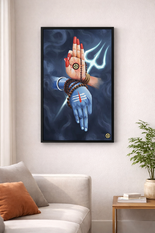 Ardhanarishvara Mudra Photo Frame