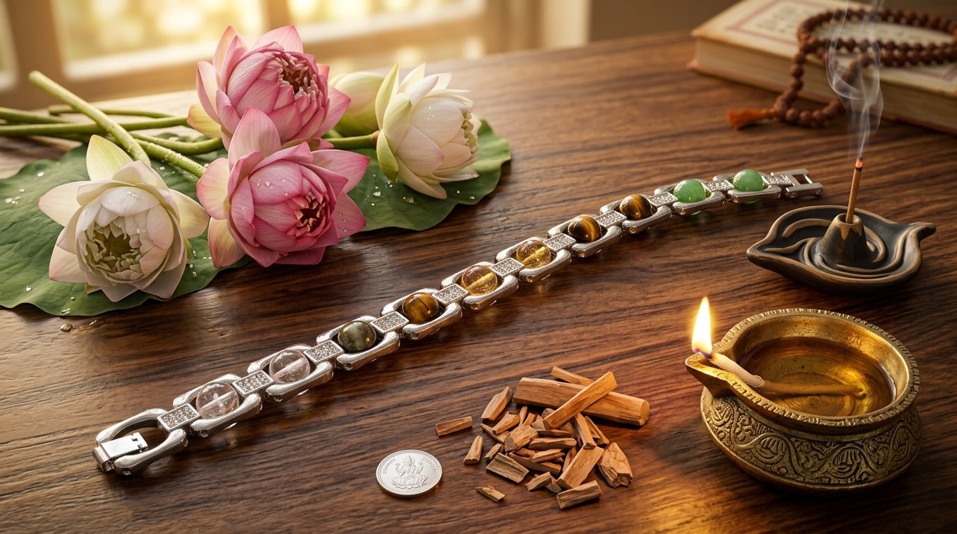 Metal Dhan Laxmi Yog Bracelet