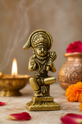 Panchdhatu Hanuman Ji Brass Murti (Height: 10 cm, Width: 6 cm)