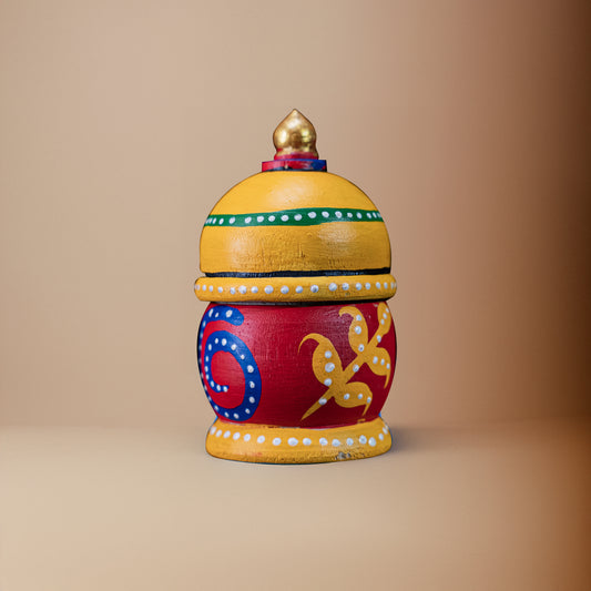 Handcrafted Wooden Pooja Box