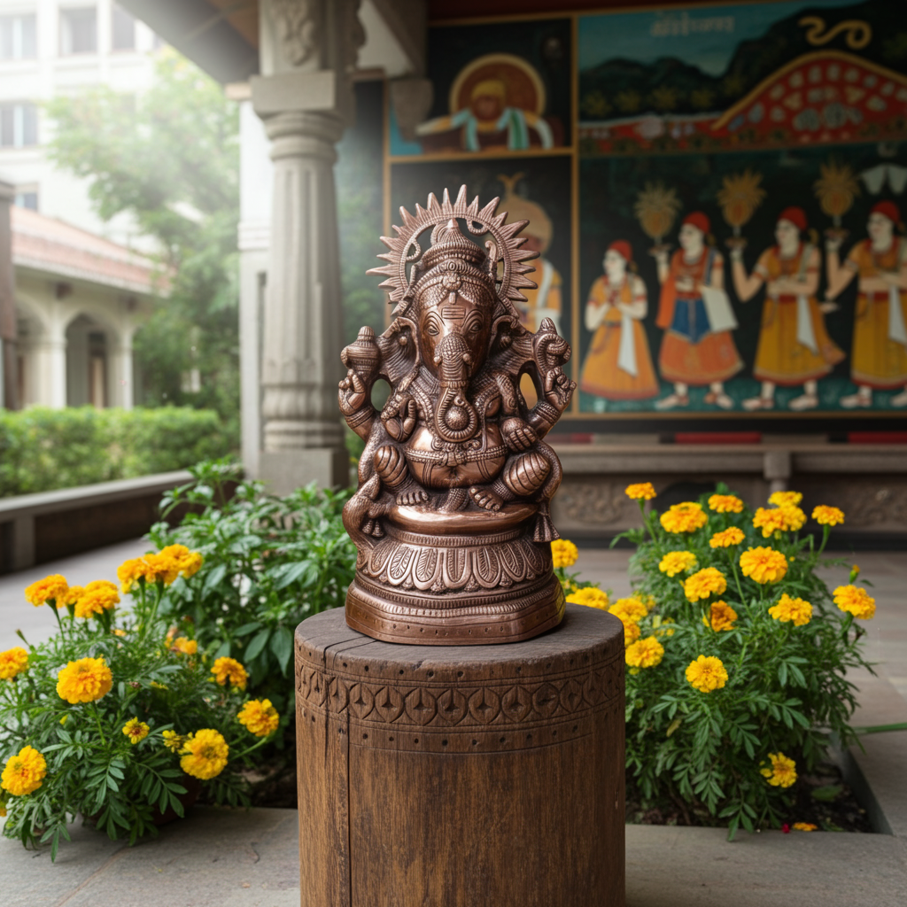 Lord Ganesha Bronze Idol