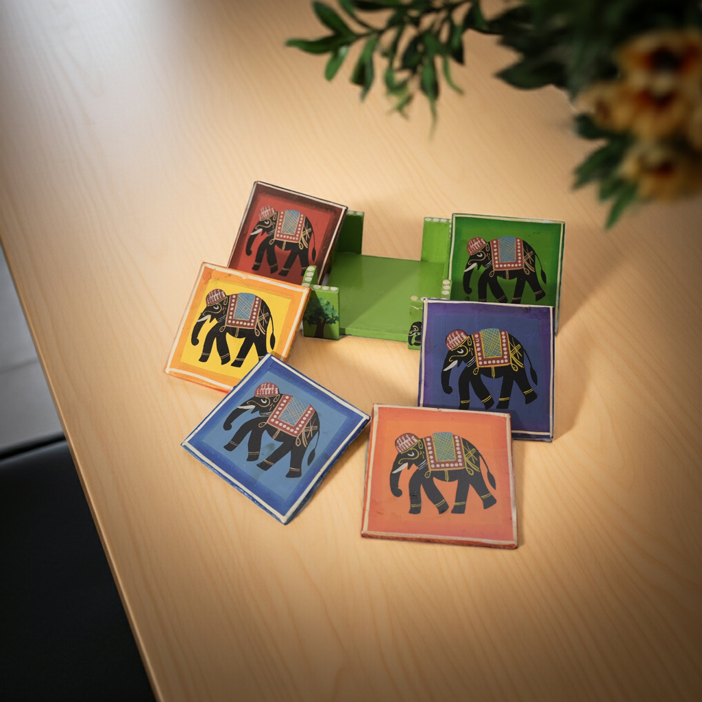 मैटांग कोस्टर सेट होल्डर | 6 का सेट