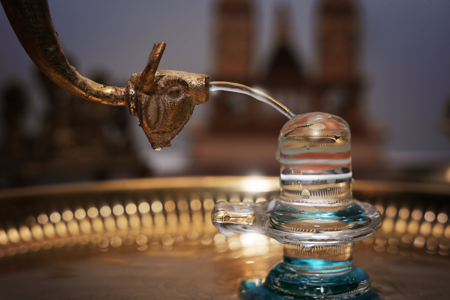 Gaumukhi Shringi – Brass Cow-Mouth Abhishek Vessel
