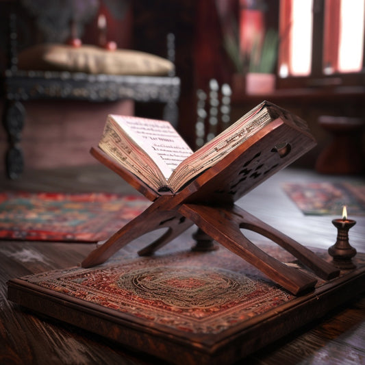 Pustakadhar| Handcrafted Wooden Vedic Book Stand