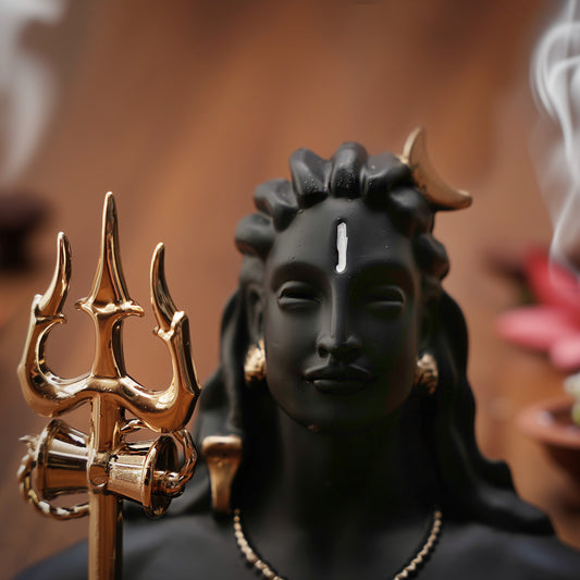 Adiyogi Shiva Murti with Trishul