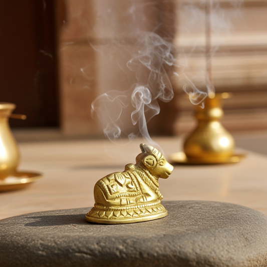 Nandi Maharaj Brass Idol – Handcrafted in Kashi