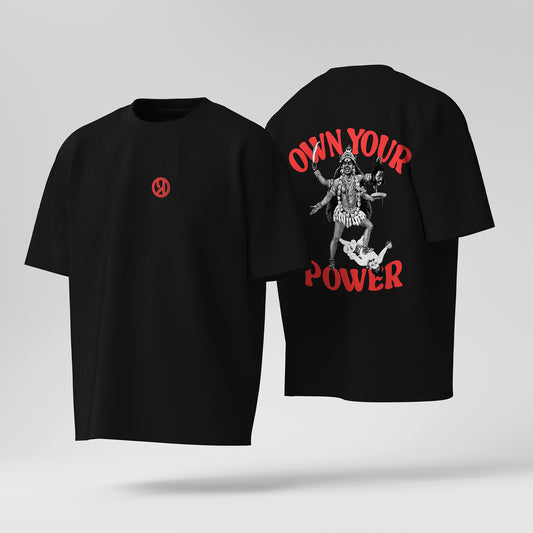 Own Your Power – Kali Graphic Black T-Shirt