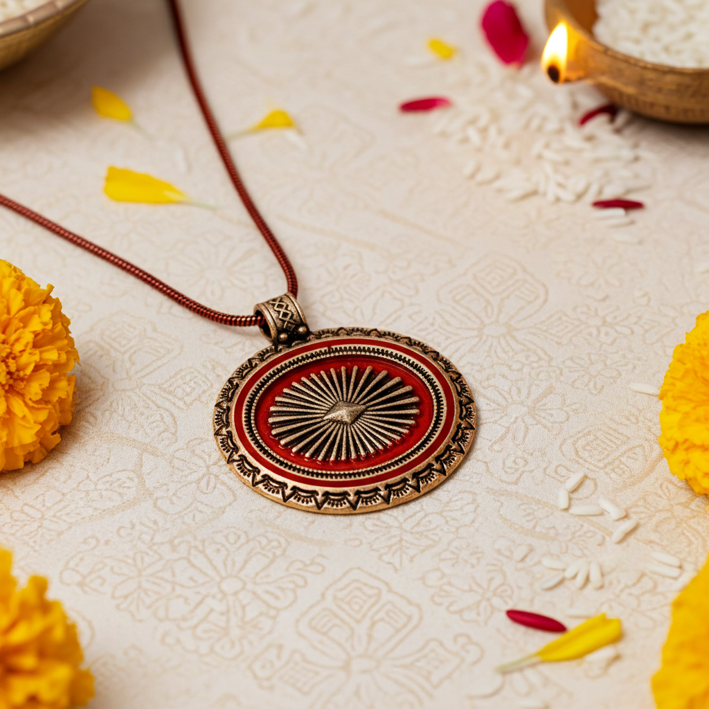 Tribal Pendant with Intricate Design