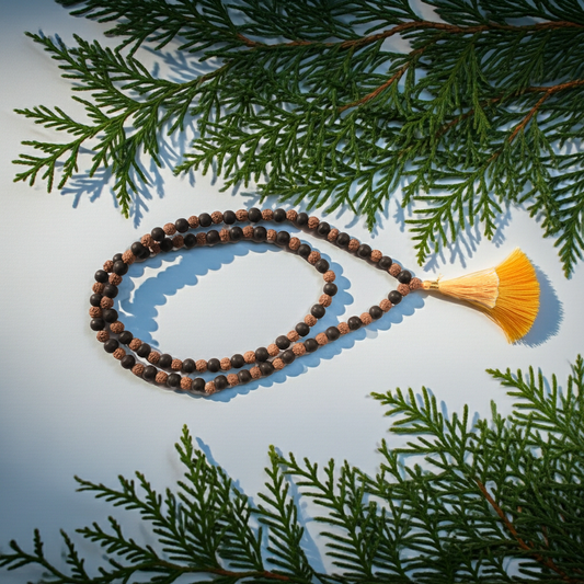 Karungali With Rudraksha Mala (Ebony with Rudraksha)