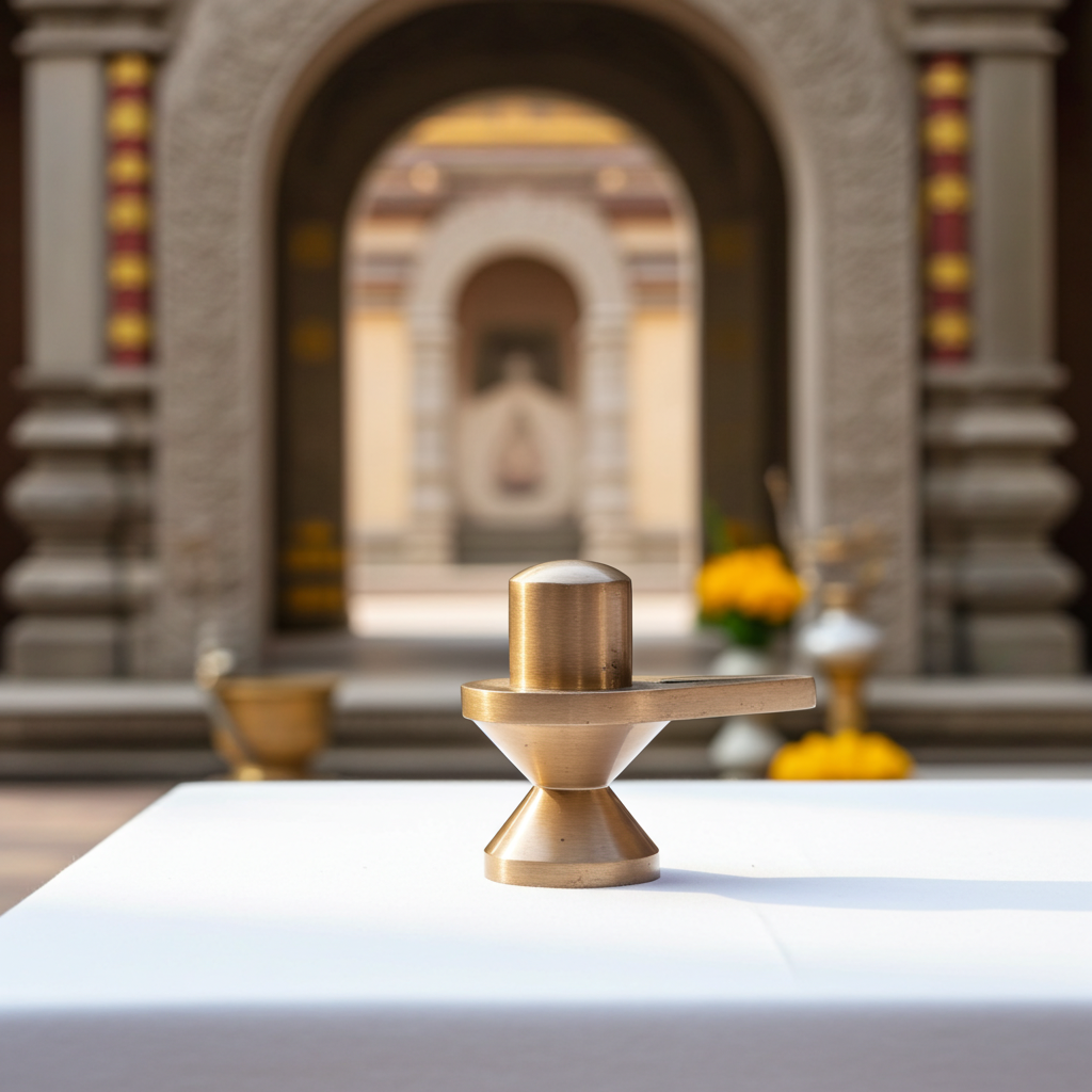 दिव्य पीतल का शिवलिंग - काशी में निर्मित