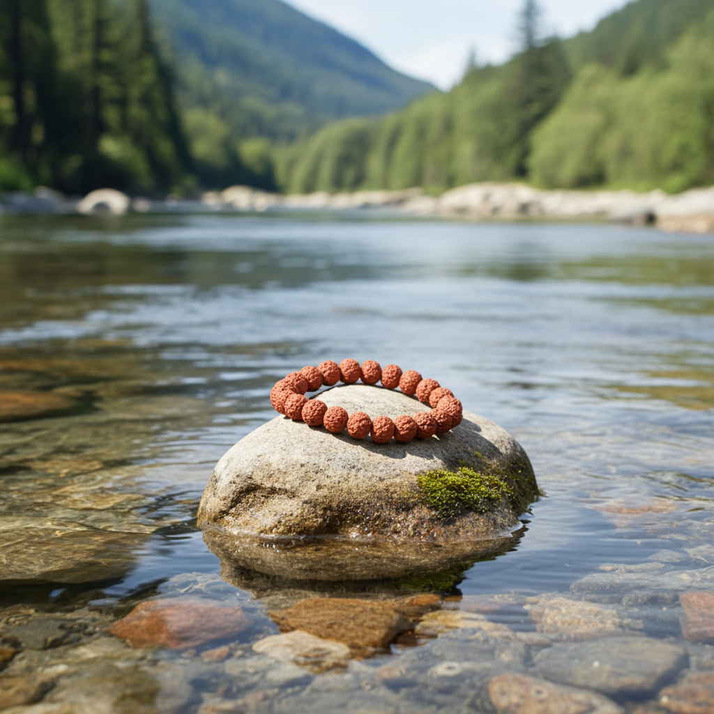 पंचमुखी रुद्राक्ष कंगन - आध्यात्मिक ऊर्जा और सुरक्षा बैंड