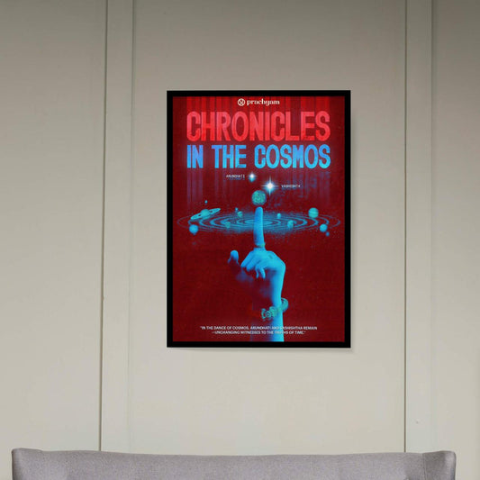 Chronicles in the Cosmos – Sanatan Through Time Framed Poster