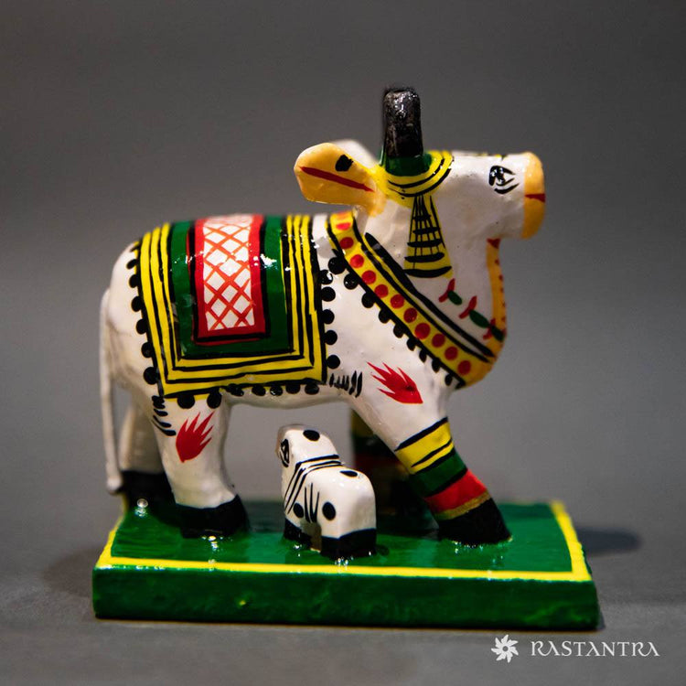 'Kamdhenu' Collectible Figure - Handpainted